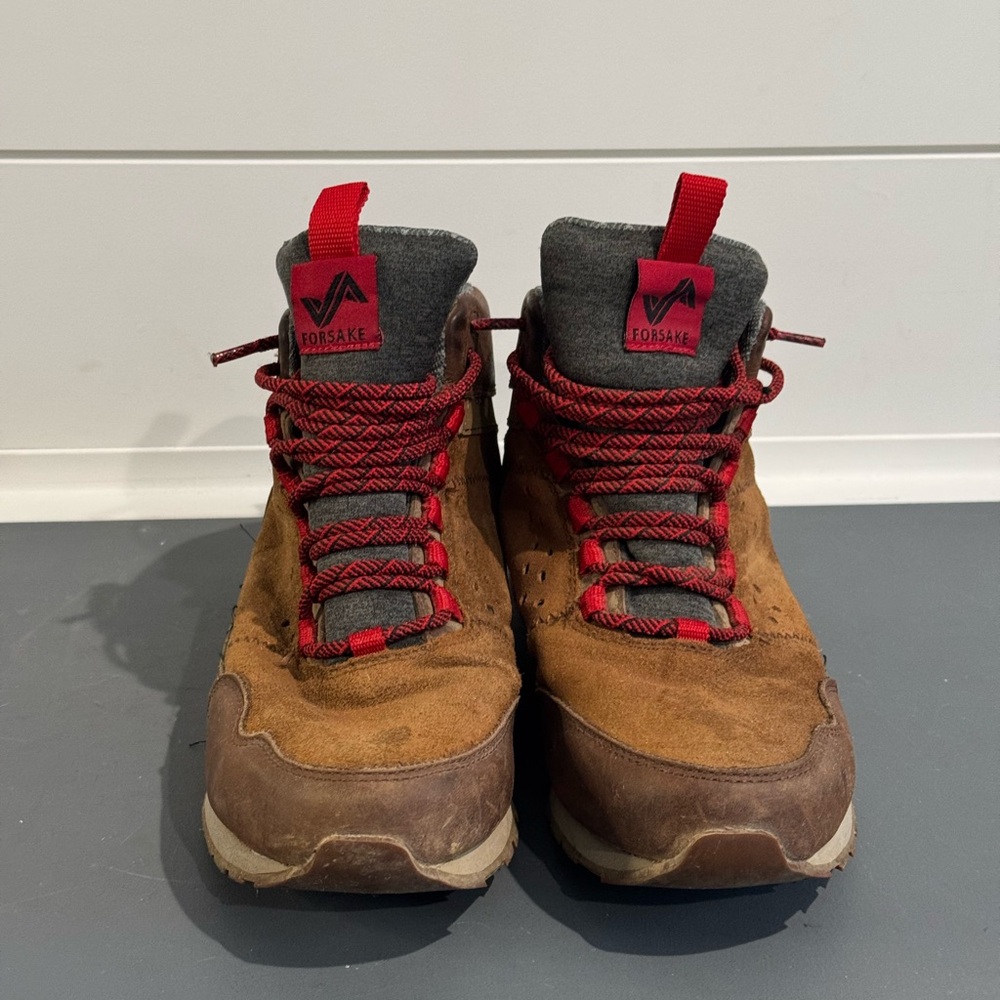 Comfy Hiking Boots Forsake Brown and Red  SZ 9